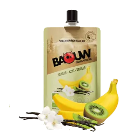 BAOUW Purée Banane-Kiwi-Vanille 90g