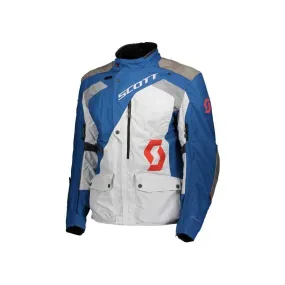 Blouson moto Scott Dualraid Dryo bleu gris