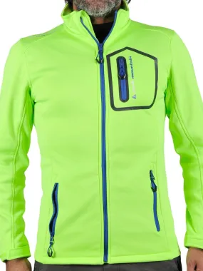 Blouson polar shell homme CRISTOM - PEAK MOUNTAIN - Vert