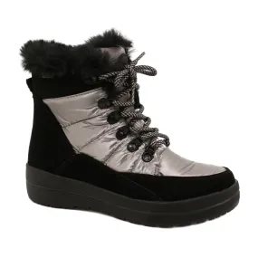 Bottes de neige noires imperméables Caprice 26240-29 032 le noir multicolore