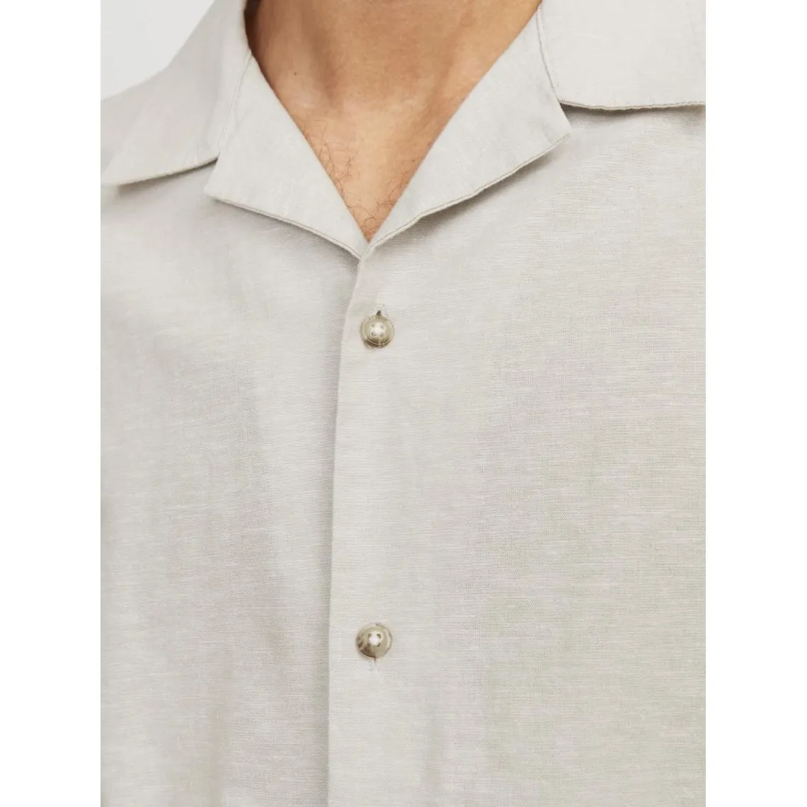 Chemises homme beige en coton Jett Jack & Jones - Chemise Homme sur MenCorner