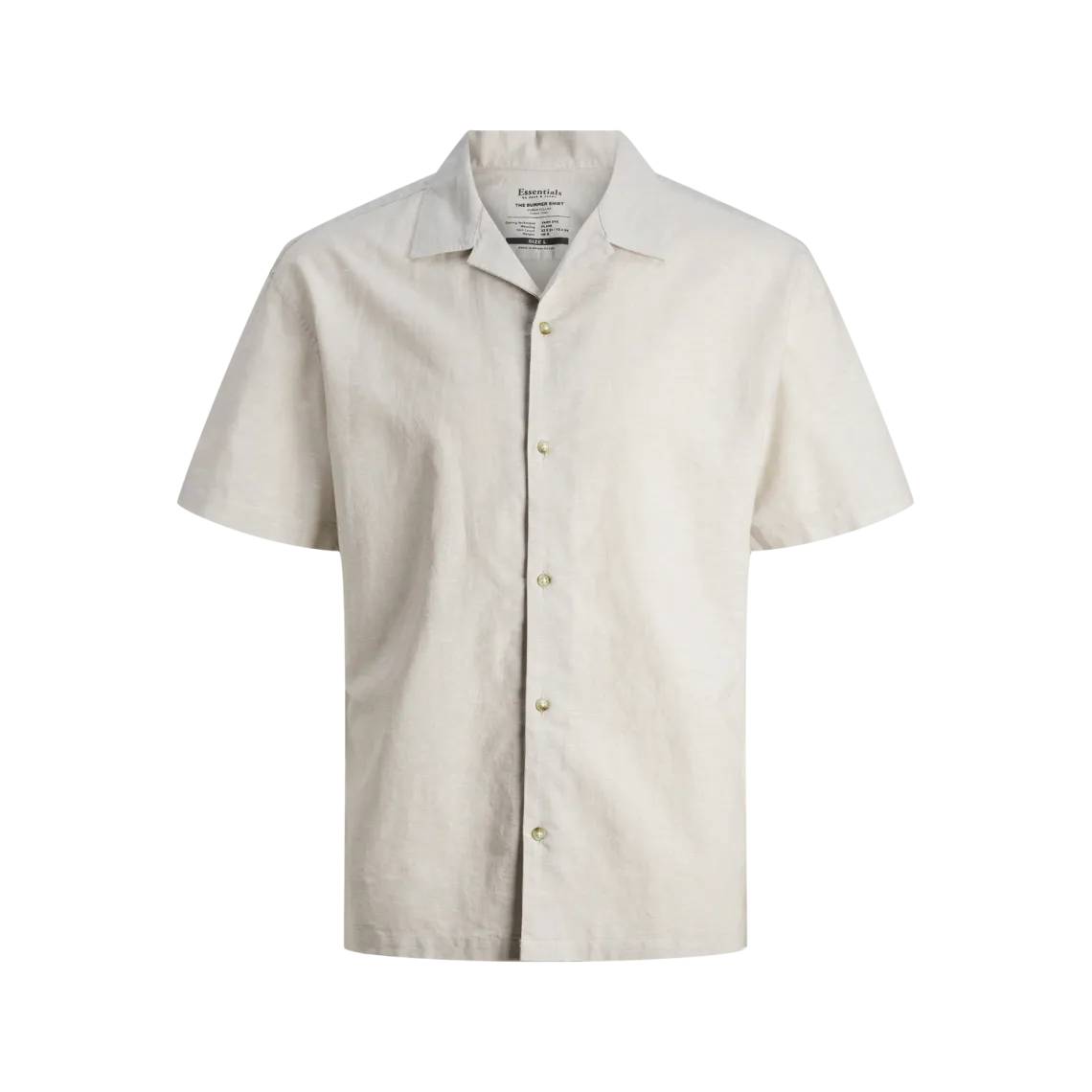 Chemises homme beige en coton Jett Jack & Jones - Chemise Homme sur MenCorner