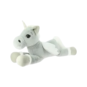 Equi-kids - Peluche licorne pégase gris 80 cm