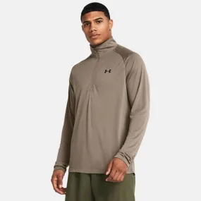 Haut d'entrainement homme Under Armour Tech 2.0 - Taupe