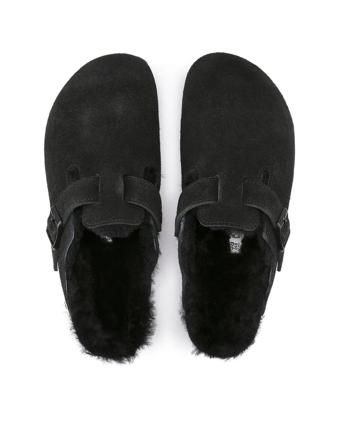 MULES BOSTON SHEARLING BLACK - Birkenstock | Chez Maman Rouen