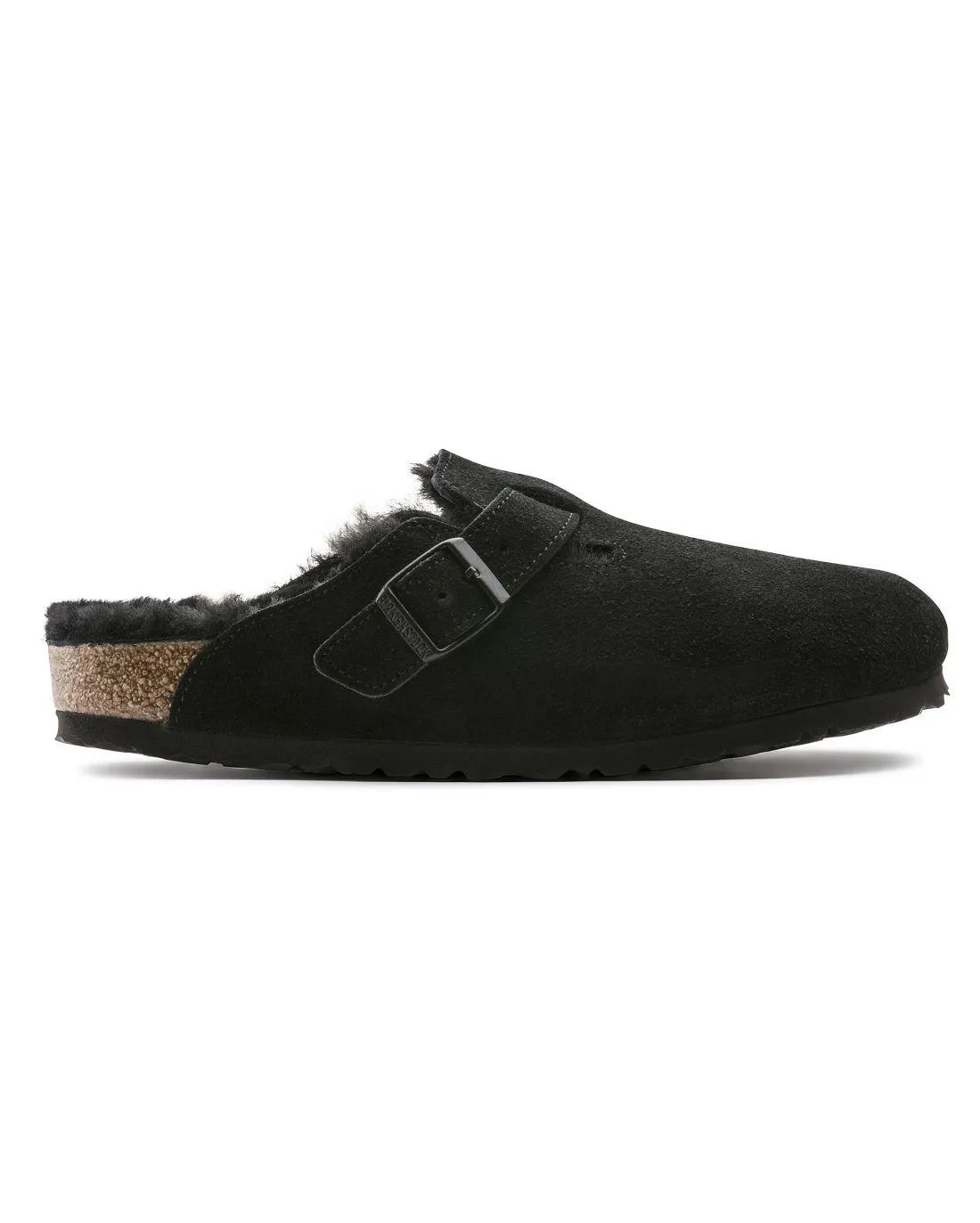 MULES BOSTON SHEARLING BLACK - Birkenstock | Chez Maman Rouen