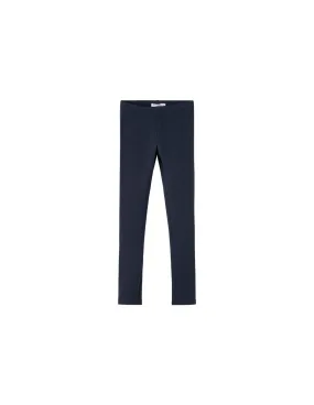 Pantalons Legging Fille Name It Nkfdavina Solid Swe Bru N Noos Dark Sapphire