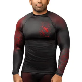 Rashguard Hayabusa Geo Manches Longues - Rouge