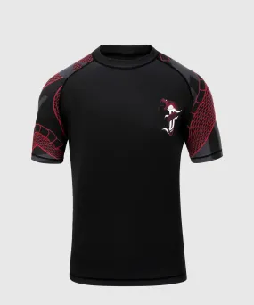 Rashguard À Manches Courtes Fumetsu Anaconda - Noir/Rouge