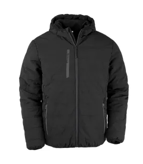 Result Genuine Recycled Veste d'hiver matelassée pour hommes Compass (Noir) - UTBC4959