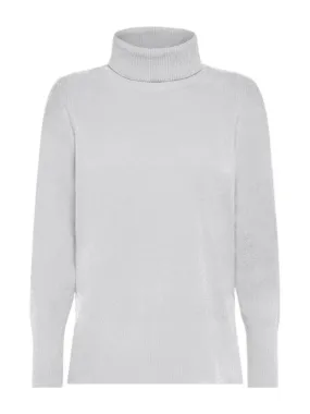 RRD Pull Col Roulé Femme WES532 08 Blanc