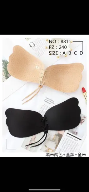 Soutien-gorge adhésif à lacet ABCD (x10) 8811