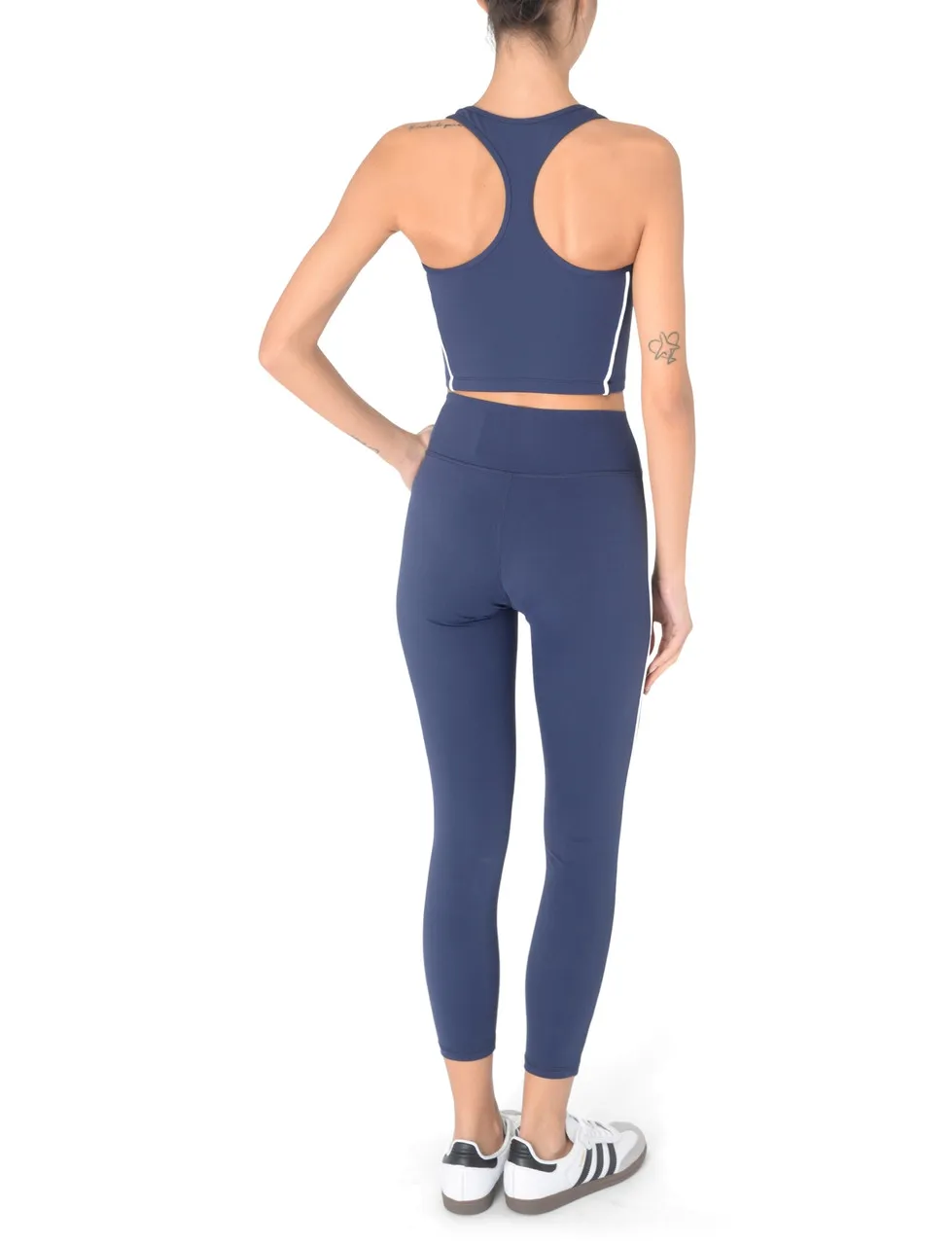 Sporty & Rich Leggings Runner en nylon bleu