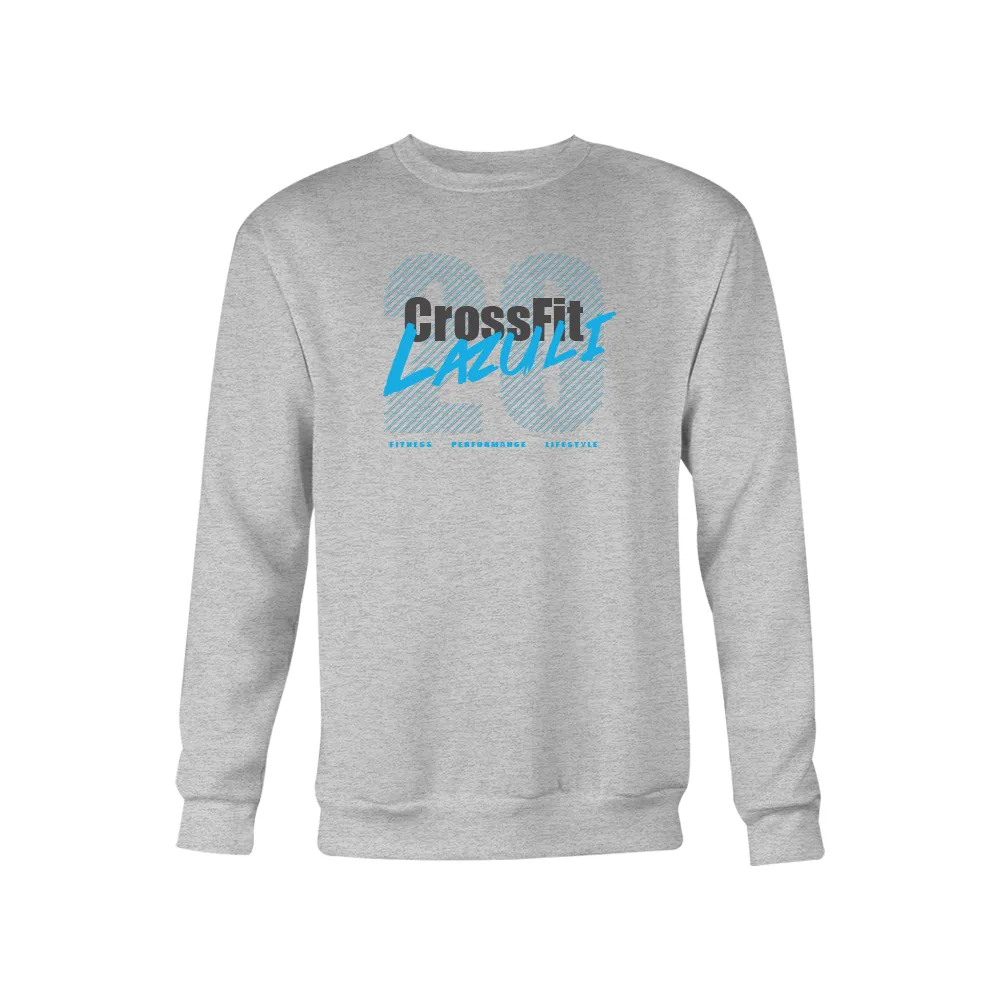 SWEAT COL ROND UNISEX - CROSSFIT® LAZULI